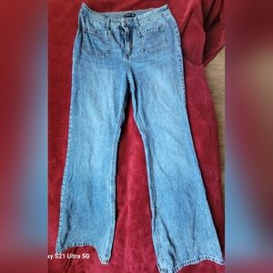 Pre owned, Sincerely Jules, waist high, flared women's jeans size 11/30